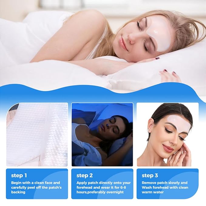 Okela Forehead Wrinkle Patches Overnight 20 pcs with Collagen, Anti Wrinkle Patches, Forehead Wrinkles Beauty Treatment