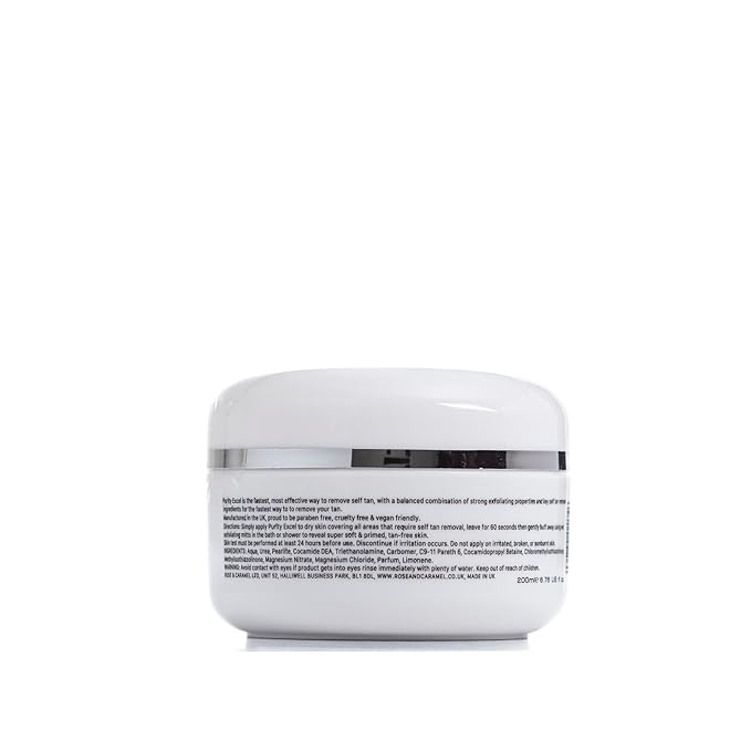Rose & Caramel Purity Excel 60 Second Self Tan Removing Scrub 200ml Self tan eraser, express tan removal