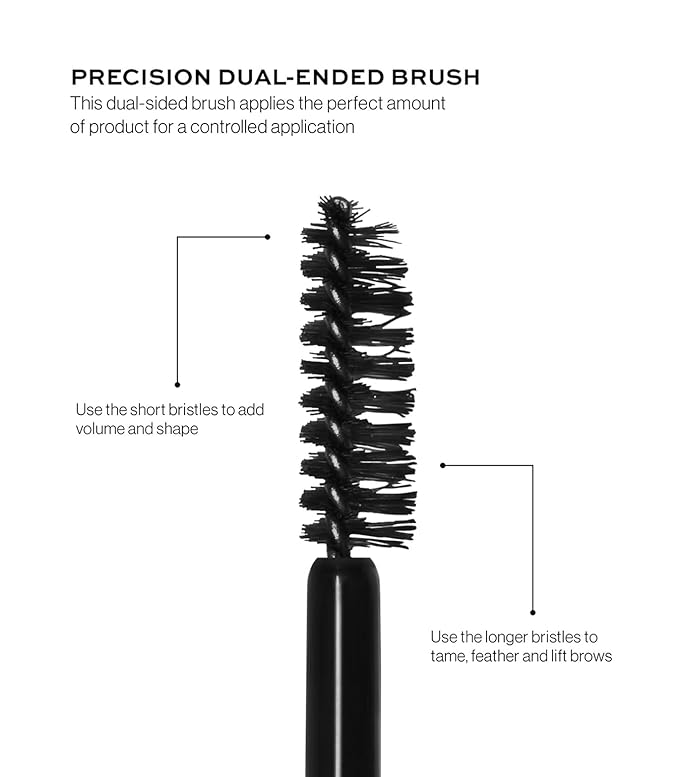 MAKE Beauty Infinite Hold Brow Gel. Clear Eyebrow Gel with Brush. Sculpt, Define, and Set Eyebrows - All-Day Wear