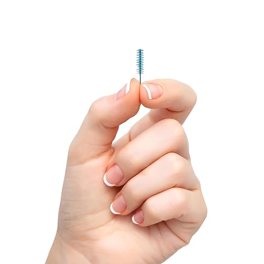 GUM Proxabrush Go-Betweens Refills - Moderate - Compatible with GUM Permanent Handle - Reusable Interdental Brushes - Soft Bristled Dental Picks, 8 Count