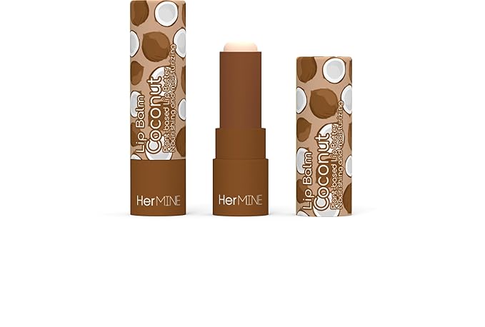 HerMINE Lip Balm Plant-based Lip Butter 3 Pack Nourishing Moisturizing LipBalm LipButter Long Lasting Delicious Flavors Intense Hydration