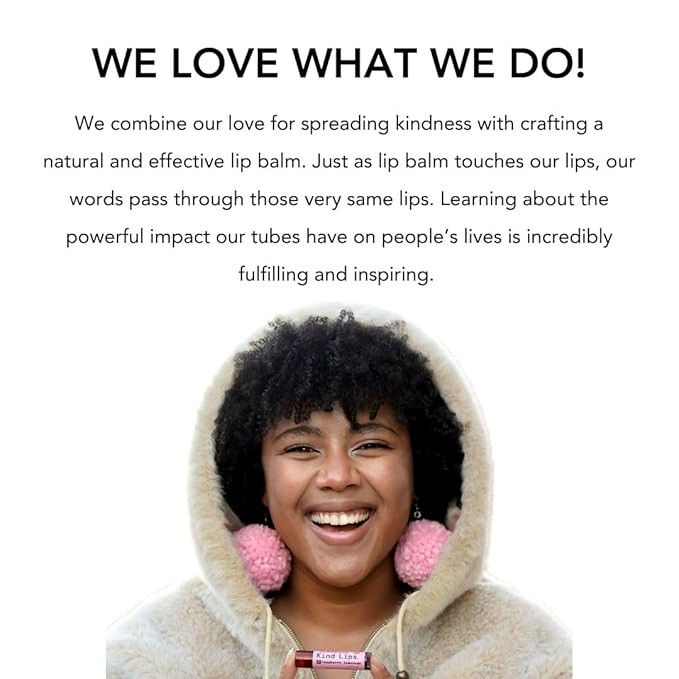 Kind Lips Lip Balm - Nourishing & Moisturizing Lip Care for Dry Lips Made from, Shea Butter, Beeswax with Vitamin E |Sweet Mint Flavor | 0.15 Ounce Single Tube