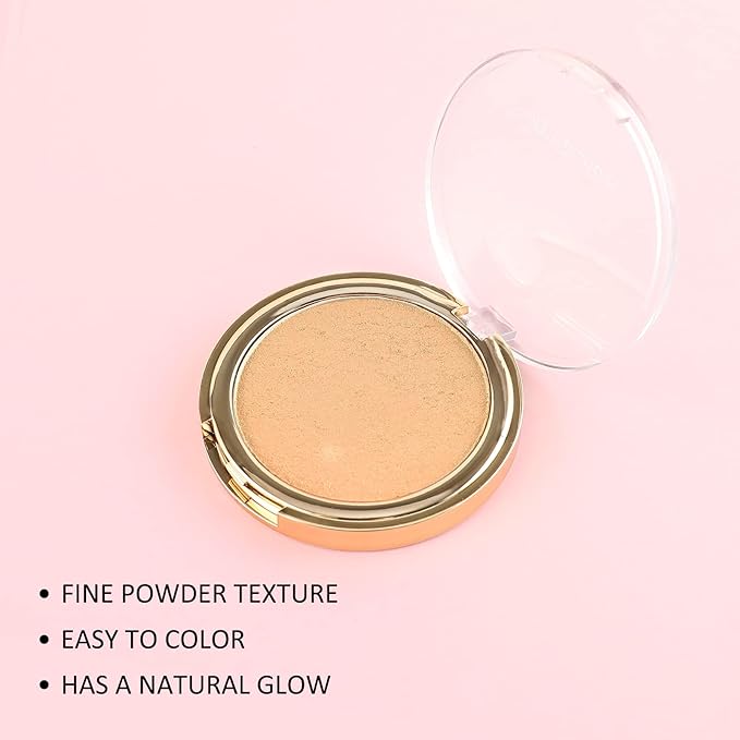 Boobeen Highlighter Powder Palette - Glow Shimmer Illuminator Brighten Skin