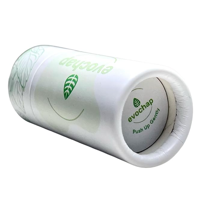 All Natural Luxury Lip Balm - Moisturizing For Smooth and Soft Lips - Pure Ingredients, Long Lasting, Eco-Friendly - Hydrates Dry and Chapped Lips - Push Up Paper Tube, Mint Flavor