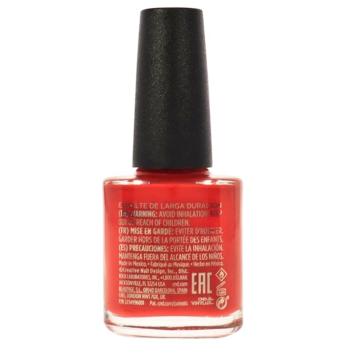 CND Vinylux Longwear Red Nail Polish, Gel-like Shine Longwear