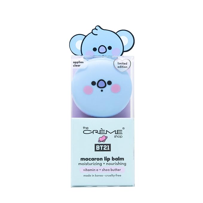 The Crème Shop | BT21 Baby - KOYA Macaron Lip Balm - Soda Pop (Clear)