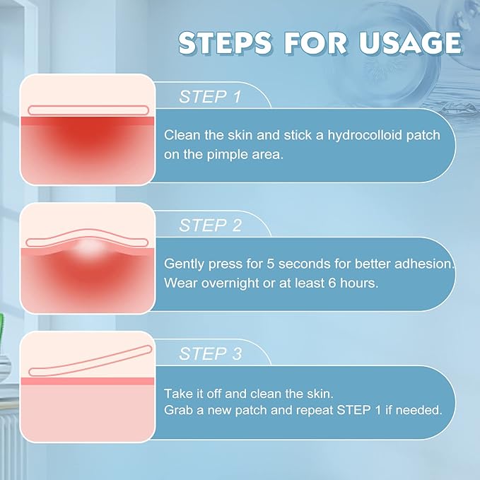 Pimple Patches for Face - 360 Counts Hydrocolloid Acne Patches Salicylic Acid with Tea Tree Oil for Zit Blemish Spot Covers Invisible Hydrocolloid Patches Pimple Acne Stickers