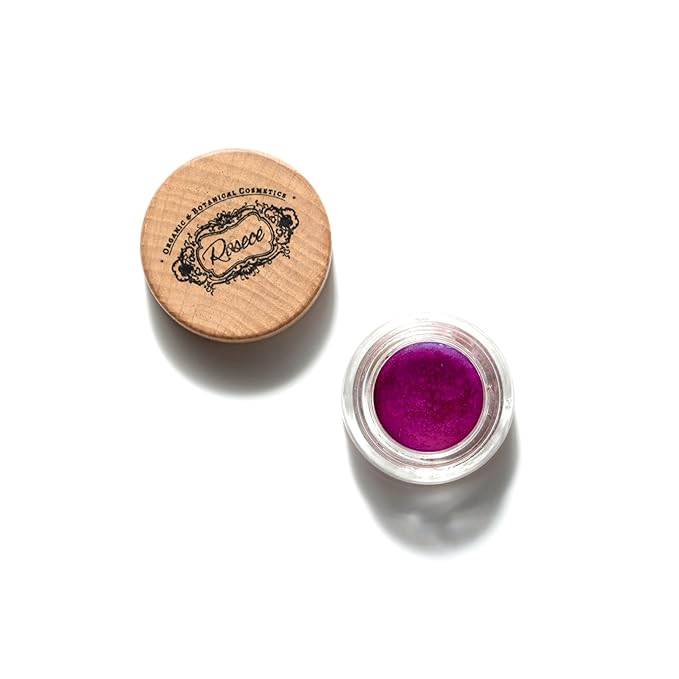 2-in-1 Cream Cheek Blush + Lip Color | Natural Mineral pigment | Soft Lips with natural oils and Vitamin E | 100% Plant ingredients, Vegan (Fuchsia Pink/Iridescent-Fluorite, 0.25fl oz)