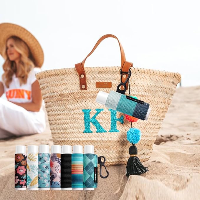 3PCS Lip Balm Holder Keychain Lipstick