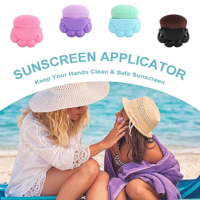 WALLFID 4PCS Sunscreen Applicator for