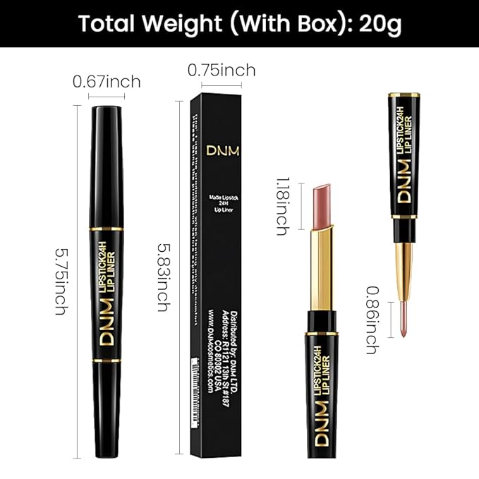 2-in-1 Fairest Nude Velvet Lip Liner & Lipstick Set Kit for Women, Matte Lips Kit with Lip Liner Lip Stains Long Lasting Waterproof 24 Hour Lipstick and Lip Liners Combo Lipliners Pencil Set 47