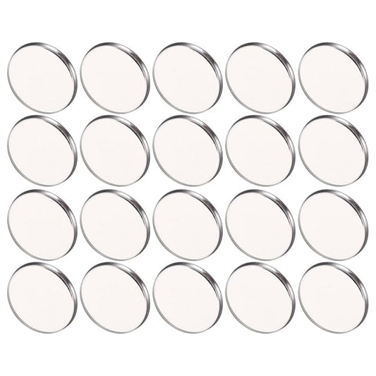 20pcs Metal Makeup Eyeshadow Jars Pan Palettes Tin