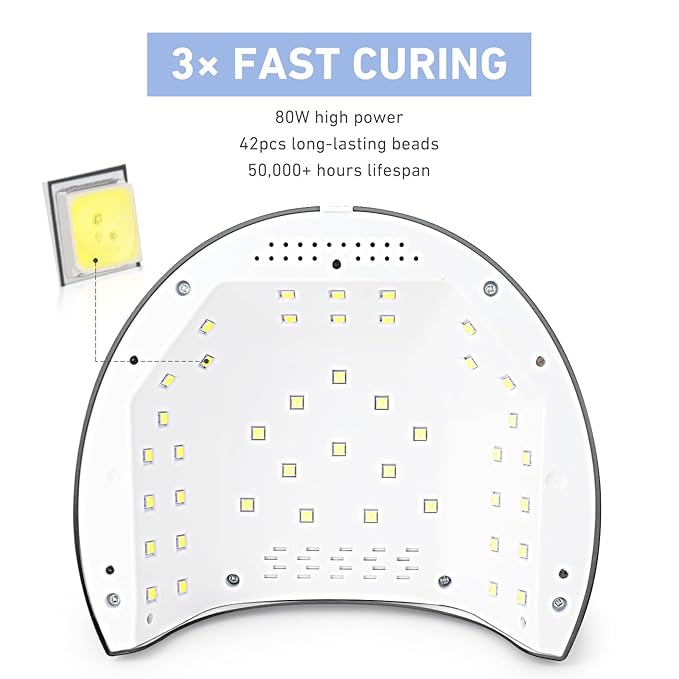 BOLASEN UV Nail Lamp for