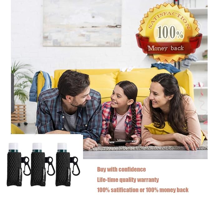 WKieason Lip Balm Sleeves Holder Keychain