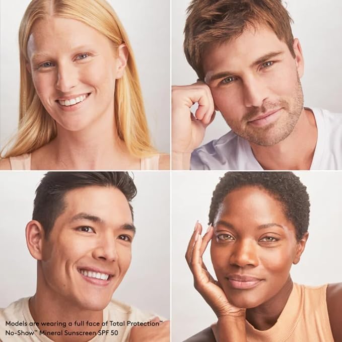 Colorescience Total Protection No-Show Mineral Sunscreen SPF 50, 1.7oz,