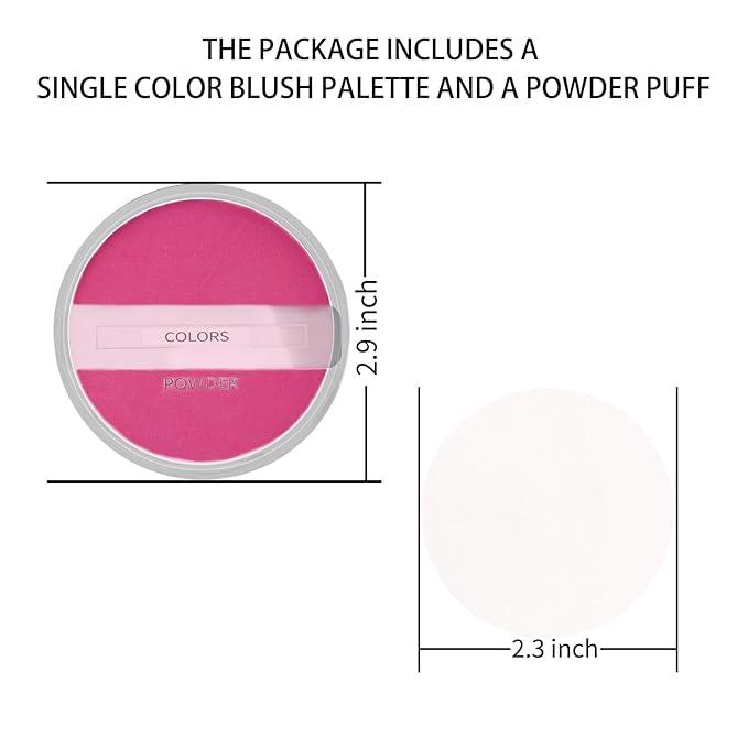 Boobeen Powder Blush Matte Blush, Highly Pigmented Beauty