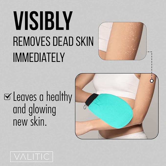 Valitic exfoliating glove - body