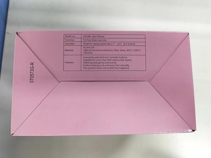 Universal Hair Diffuser “Super Sturdy” 1.7 Inch to 2.6 Inch for Natural Curly and Wavy Hair, Hair Dryer Attachment (Lavender 2 Aroma Upgrade)