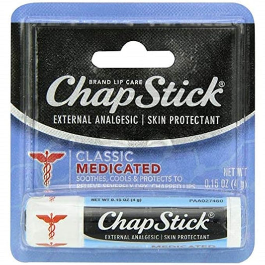 Chapstik Med Stick Size .15z Chapstick Medicated Lip Balm .15oz