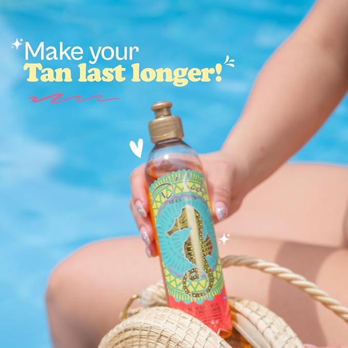 D'Luchi Carrot Tanning Oil with Cinnamon, Vitamin E & Collagen, High Natural Beta-Carotene Tanning Accelerator SPF 4 Suntan Oil, 8.45 Oz