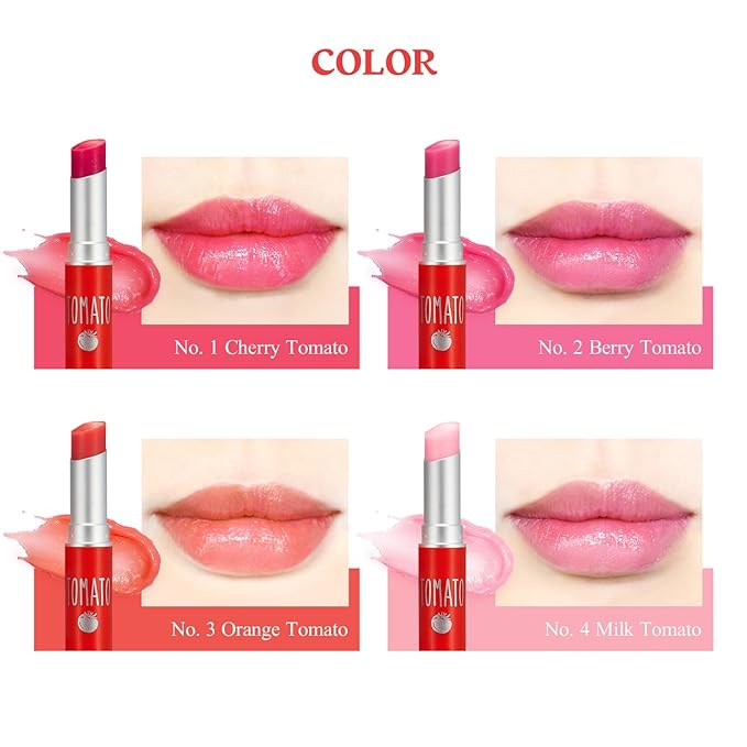 SKINFOOD Tomato Jelly Tint Lip (#02 Berry Tomato) - Moisturizing Tinted Lip Balm with Tomato Extracts, Healthy Looking Long Lasting Natural Lip Makeup - Natural Tinted Lip Balm - Lip Balm with Color