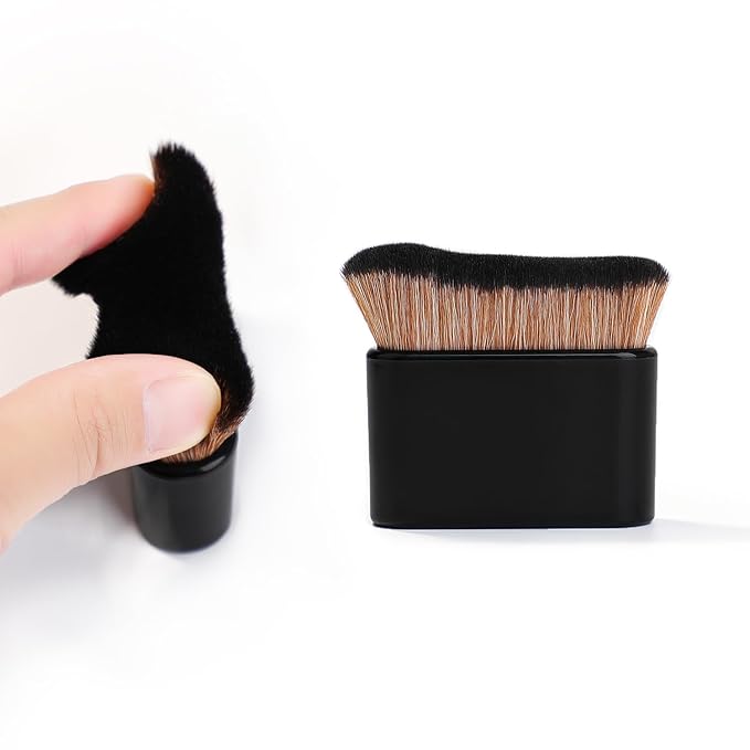 Self Tanning Brush,Self Tanning Brush Applicator，Kabuki Tanning Brush, Foundation Brush, Blush Brush, Shadow Brush, Best Tanning Sunscreen Brush for Face, Hands and Feet