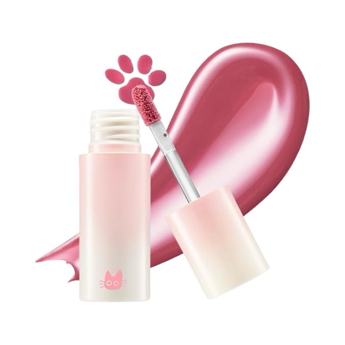 Chewy Lip Glaze, High Shine Lip Gloss, Korean Beauty (GZ04 Lavender Mauve, 3.5 grams)