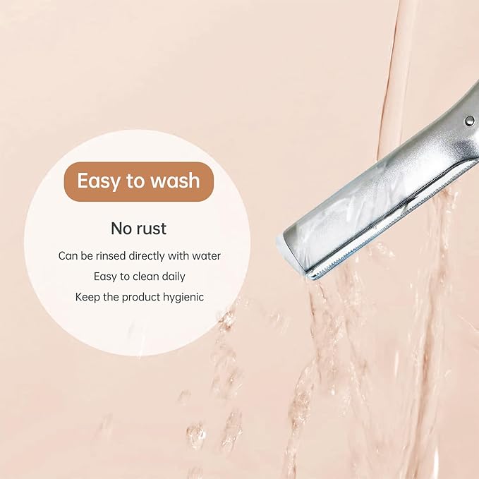 Facial Razor Replacement Blades Be suitable for Twee zerman Stainless steel blade 10 Count (Pack of 1)