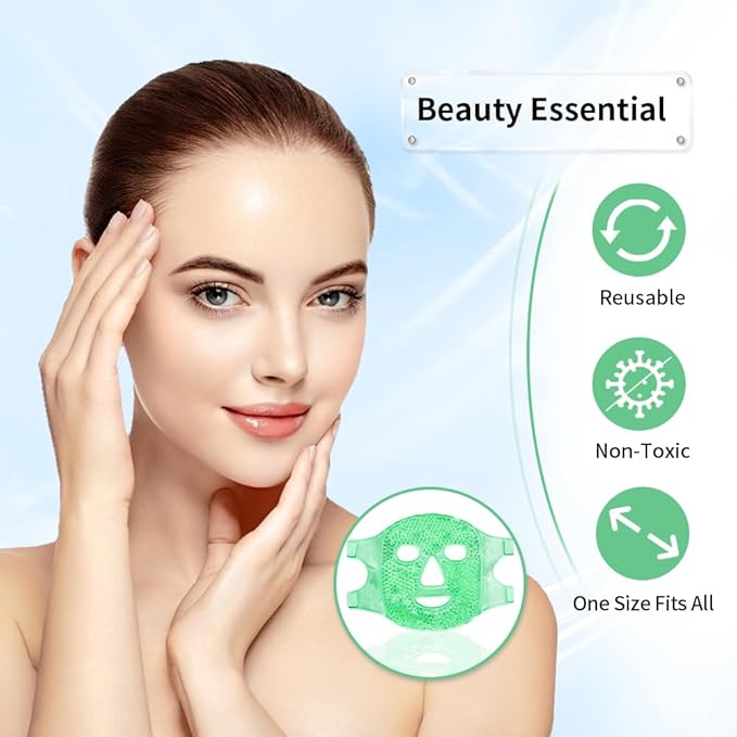 Cold face eye masks ice