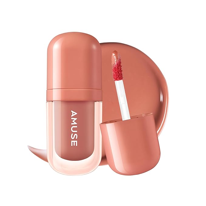 Amuse SEOUL BEBE TINT - 07 CHOCO GIRL | 24-hour Long-lasting Lip Stain, Plumping, Hydrating, Moisturizing, No Peel Off, Lip Care, Treatment, Non Sticky, Korean Lip Tint for Dry Lips