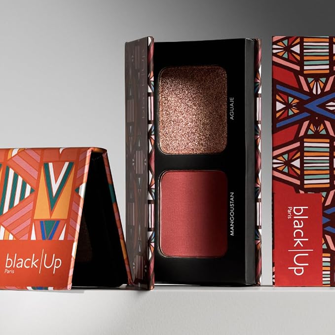 black Up Blush and highlighter duo WAXDUO02