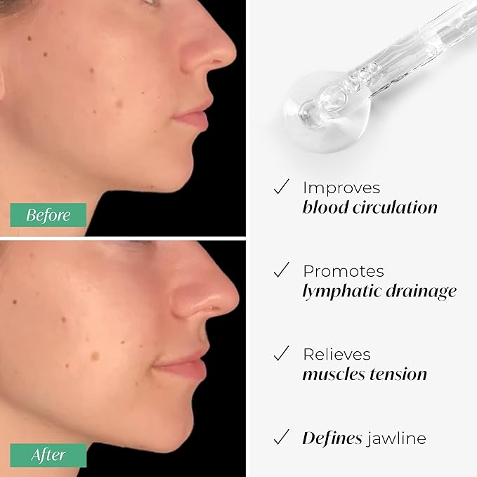 PLANTIFIQUE Gua Sha Facial Tools | Gifts | Massage Tool | Jawline Sculptor | Face Sculpting Tool for Your Skin Care Routine | Jade Guasha