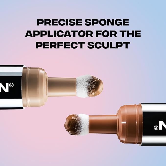 Sacheu Liquid Contour STAY-N Long Wear Cream Contour Makeup — Long Lasting, Blendable, & Lightweight Formula — Vegan & Cruelty-free, Giving Sass