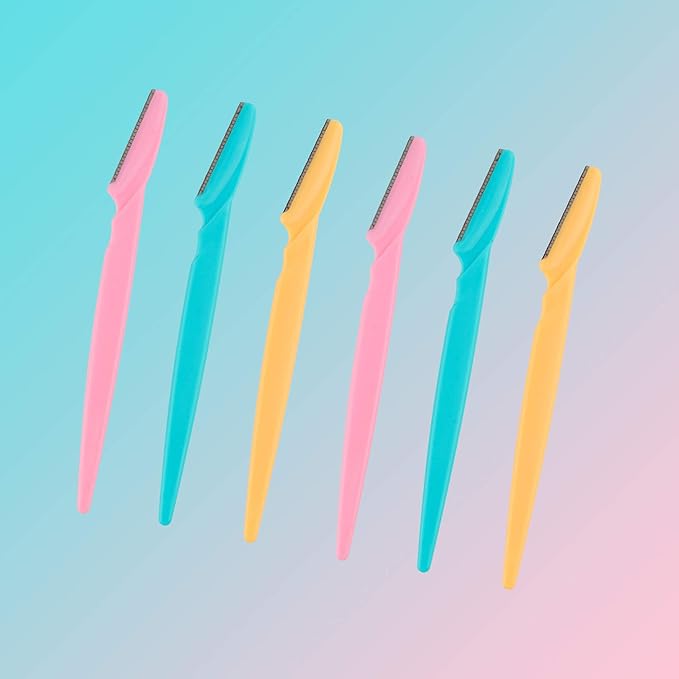 Eyebrow Razor 62 Pcs Multipurpose Exfoliating Dermaplaning Tool Trimming and Shaving Grooming for Face and Eyebrow Shaper for Women and Man