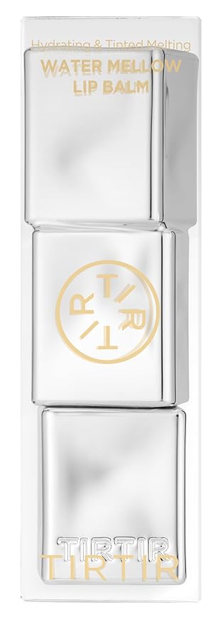 TIRTIR Water Mellow Lip Balm, 03 Peach Lemony, 0.11 Fl Oz – pH Color Changing Organic Korean Lip Care, Lightweight Deep Hydration Lip Moisturizer for Women Men, Paraben Free