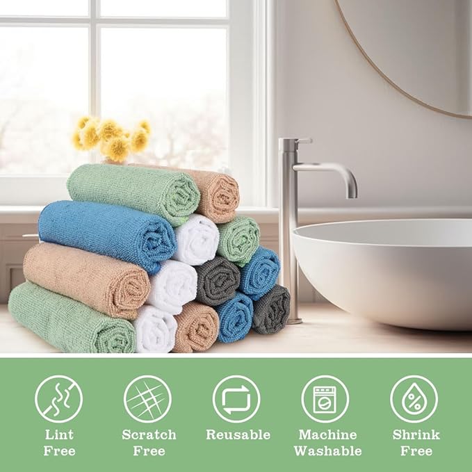 Washcloths bulk - 100 pack