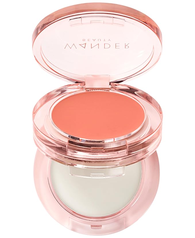 Wander Beauty Double Date Lip & Cheek - Suite Talker/Swipe - 4-in-1 Cream Blush & Lip Tint - Blush, Lip Moisturizer, Lip Balm & Eye Gloss- Multitasking Eye, Cheek & Lip Makeup With Green Tea - 0.07 oz