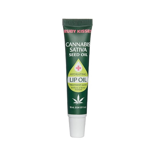 Ruby Kisses Hydrating Lip Oil Cannabis Sativa Hemp Seed RLO04D1 (1 PACK)