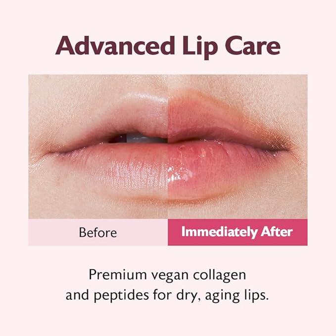 MILKTOUCH [Summer-proof Lip Combo] Black Peel Off Lip Tattoo #03 Black Apple + Collagen Lip Balm #VanillaCake