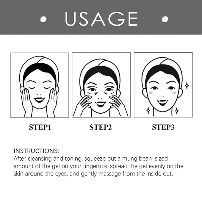 2PCS 60-Second Eye Effects Age-Defying Tinted Firming Gel，60-Second Eye Firming Gel,Firming eye skin1