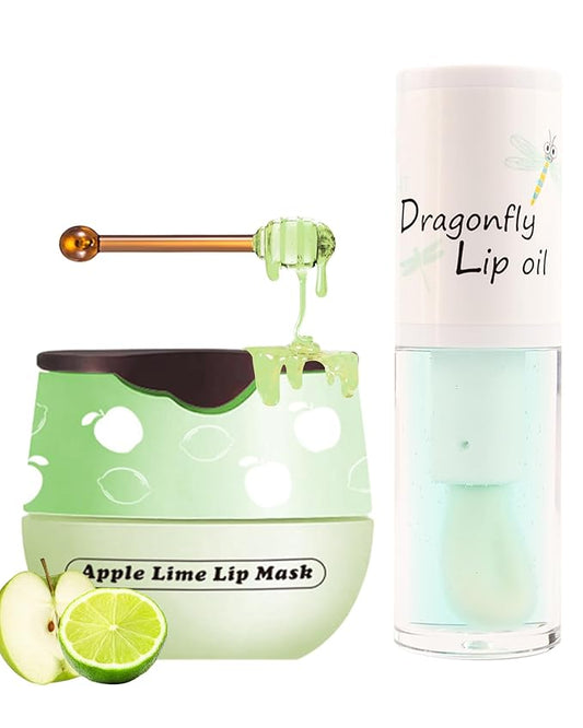 2Pcs Apple Lime Lip Bee Balm labios