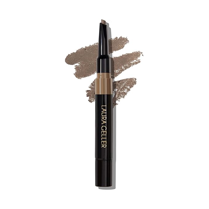 LAURA GELLER NEW YORK Sculpt-n-Stay Waterproof Brow Pencil & Gel- Taupe
