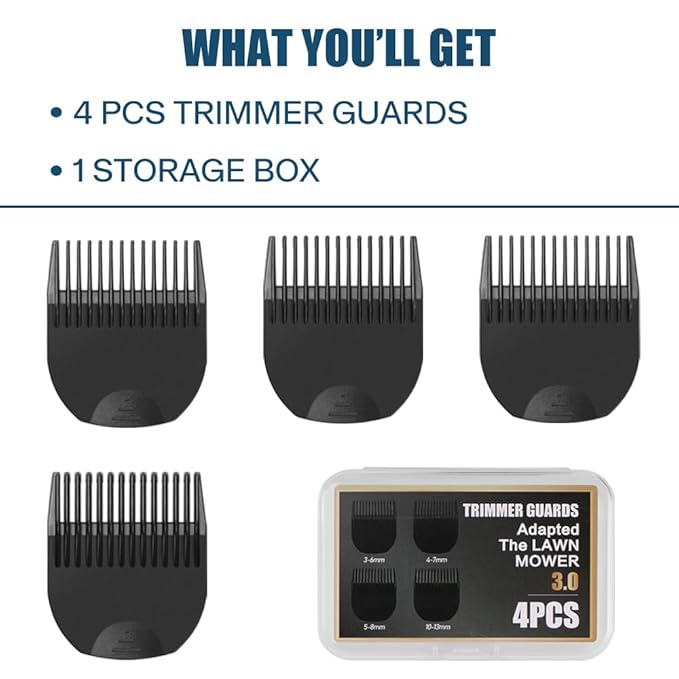 4 Professional Hair Trimmer Guards