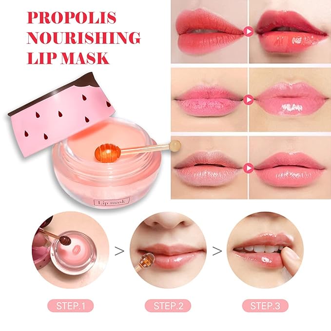 4PCS Bee Lip Balm Lip Mask Wrinkle