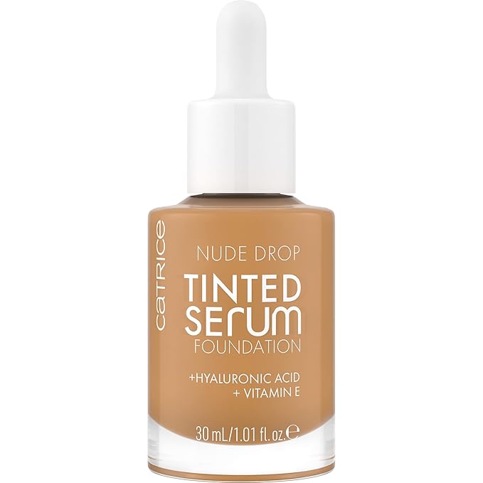Catrice | Nude Drop Tinted Serum Foundation | Lightweight, Hydrating, Buildable Coverage | Enriched with Hyaluronic Acid & Vitamin E | Vegan & Cruelty Free (065N)