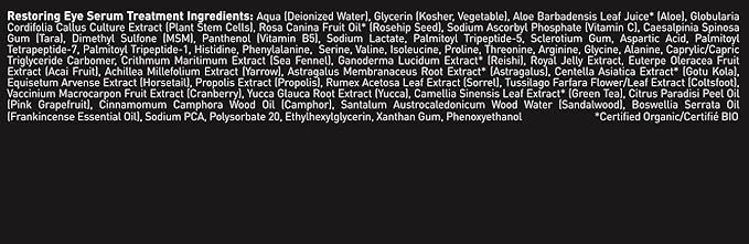 Brickell Men's Restoring Eye Routine for Men, Eye Serum and Eye Cream for Men, Natural and Organic, Unscented, Men's Skin Care Gift Set