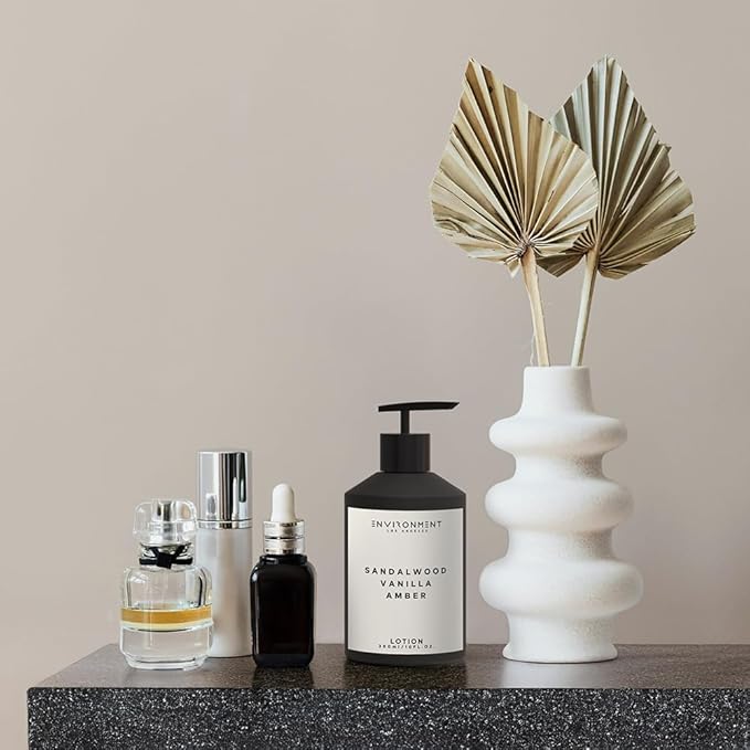 ENVIRONMENT Inspired by 5-Star Hotels WSTN Lotion, 300ml Luxury Scented Lotion (White Tea | Cedar | Aloe Vera) Bathroom Luxury, Men & Women High-End Body Lotion, Hand Cream, Dry Skin Treatment