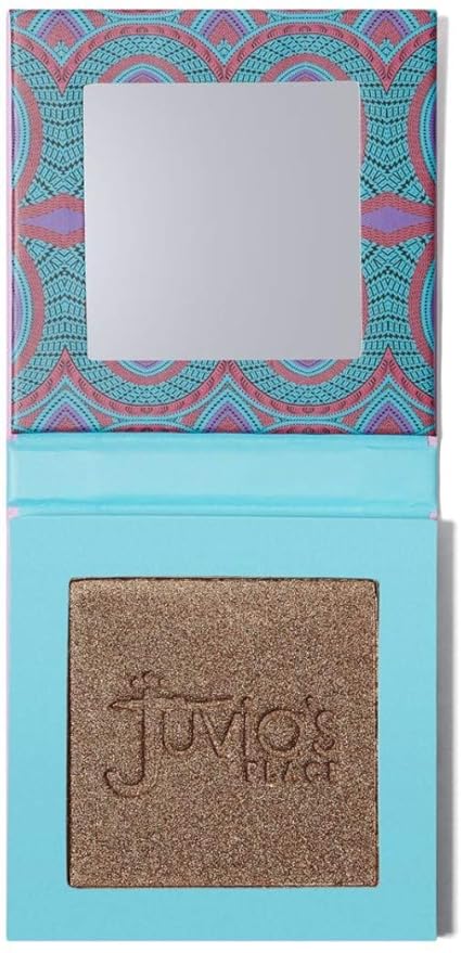 Juvia's Place Highlighter Tribe Glow Vol.1 - Highlighter Powder, Baked Highlighter, Shimmer Highlighter Makeup, Long-Wearing & Illuminating Cheek Highlighter - Suitable for Darker Skin Tones