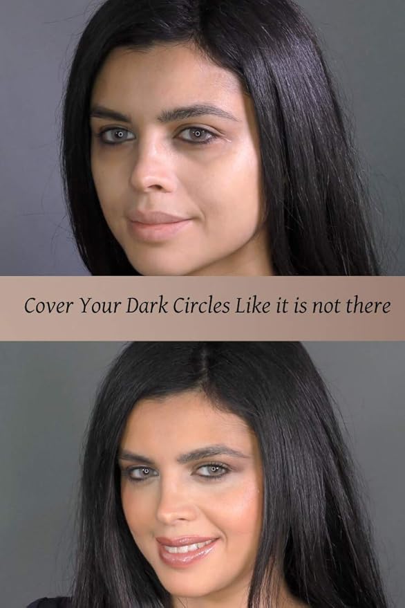 Camoufleur Mineral Makeup Under Eye Concealer Medium. This Dark Circle Concealer Cream Made in USA with NO Parabrn