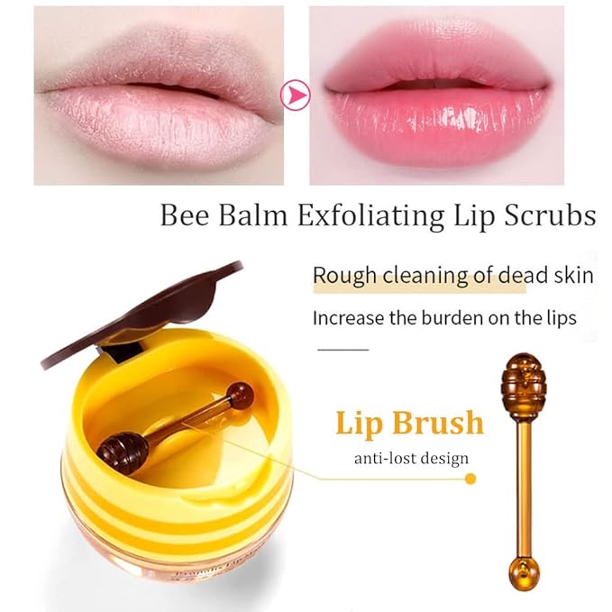 2 PCS Bee Lip Balm Honey